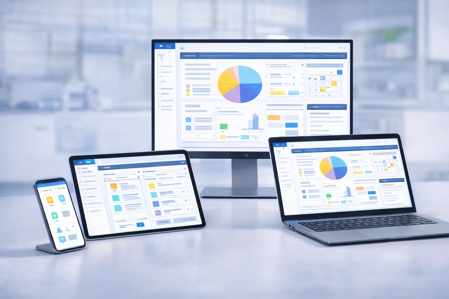 Community clinician assisting a child during a care visit